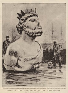Júpiter, la figura de proa del Foudroyant de William Lionel Wyllie