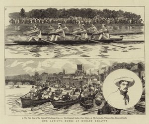 Notas de nuestro artista en la regata de Henley de William Lionel Wyllie