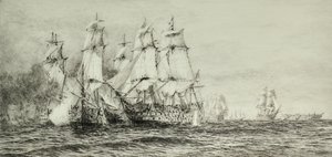 Paisaje marino de William Lionel Wyllie