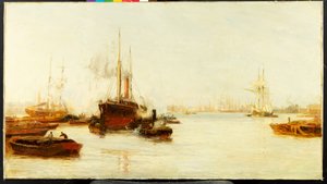 El Estanque de Londres de William Lionel Wyllie