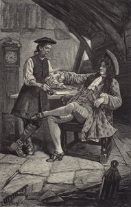 Frank en la cabaña de Andrew Fairservice de William Lockhart Bogle
