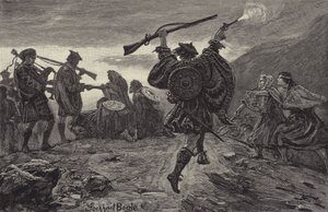 Rob Roy recibido por su clan de William Lockhart Bogle