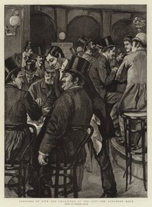 Bocetos de Vida y Carácter en la Ciudad, la Hora del Almuerzo de William Lockhart Bogle
