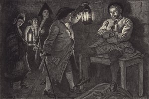 El Bailie descubre a Rob Roy en la cárcel
