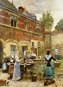 Casas de Beneficencia, Amberes, 1880 de William Logsdail