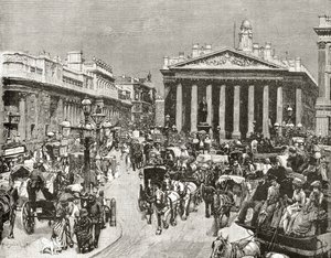 El Banco de Inglaterra y el Intercambio Real en el siglo XIX, de 