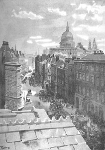 Calle Aldersgate, 1891 de William Luker