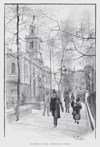 Paseo de Anderman, Bishopsgate Street de William Luker