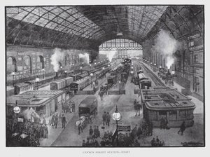 Estación de Cannon Street, Noche de William Luker