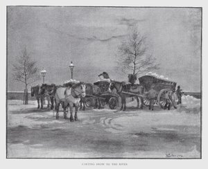 Transportando Nieve al Río de William Luker