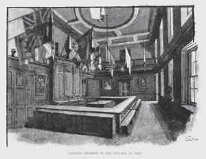 Sala del Consejo del Colegio de Armas de William Luker