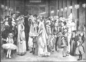 Baile juvenil en la Mansion House - Entre los bailes, 1891 de William Luker