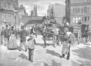 Ludgate Circus de William Luker