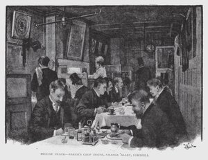 Merienda de Mediodía, Casa de Comidas del Panadero, Change Alley, Cornhill