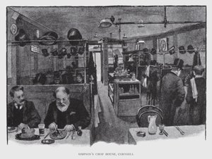Casa de Comidas de Simpson, Cornhill de William Luker