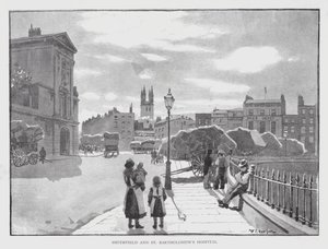 Smithfield y el Hospital de San Bartolomé de William Luker