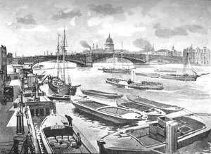 Puente de Southwark, 1891 de William Luker