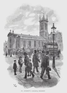 Iglesia de San Andrés, Holborn de William Luker