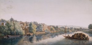 El Támesis en Richmond, 1770-1780 de William Marlow