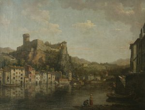 Vista en Lyon (óleo sobre lienzo) de William Marlow