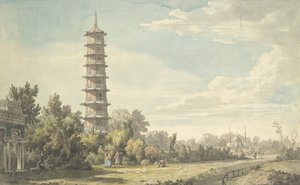 Vista del Desierto en Kew, 1763 de William Marlow