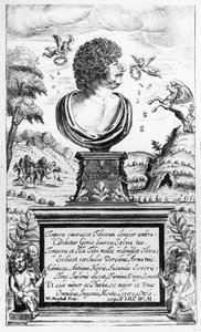 Robert Herrick (1591-1674), grabado por el artista