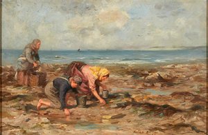 Recolectores de mejillones de William Marshall Brown