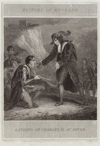 Desembarco de Carlos II en Dover