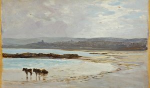Playa en Marea Baja: Tarde de William Matthew Hale