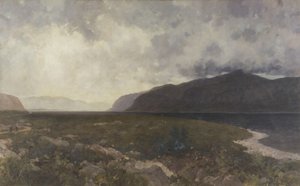 Loch Maree desde el Puente Grudie, c.1905 de William Matthew Hale