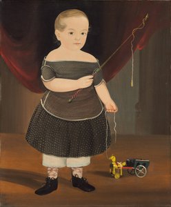 Niño con Caballo de Juguete y Carro de William Matthew Prior