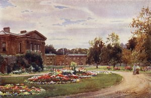 Downing College desde la entrada en Regent Street de William Matthison