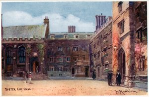 Exeter College, Quad de William Matthison