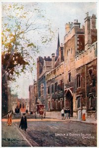 Lincoln y Exeter College de William Matthison