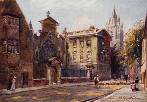 Peterhouse desde la Calle de William Matthison