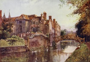 Queens College desde el Frente del Río de William Matthison
