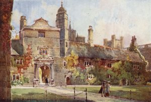 La puerta de la virtud, Gonville y Caius College de William Matthison