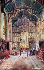El retablo, Capilla de All Souls, Oxford de William Matthison