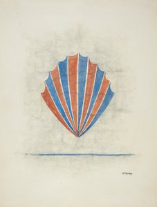 Dibujo de restauración: Pintura mural, 1938
