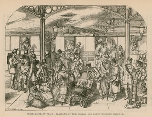 Tren Parlamentario: Plataforma del Ferrocarril de Londres y Noroeste, Londres
