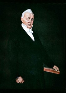 James Buchanan (litografía en color) de William Merritt (after) Chase