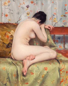 Una Magdalena moderna de William Merritt Chase
