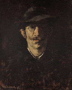 Retrato de Hugo von Habermann de William Merritt Chase
