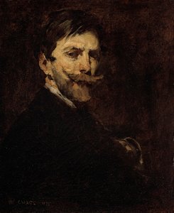 Alemán: Self-portrait de William Merritt Chase