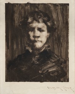 Cabeza de niño de William Merritt Chase