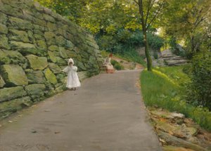 En el parque de William Merritt Chase
