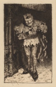 Afinando: El bufón de la corte de William Merritt Chase