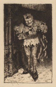 Afinando: El bufón de la corte de William Merritt Chase