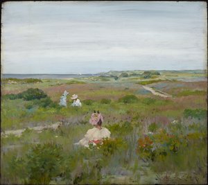 Paisaje: Shinnecock, Long Island de William Merritt Chase