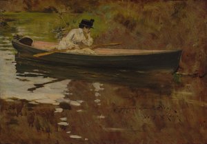 Sra. Chase en Prospect Park, 1886